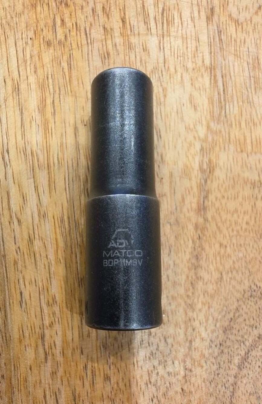 Matco Tools ADV BDP11M6V 3/8 Inch Drive 11mm 6-Point Deep Impact Socket